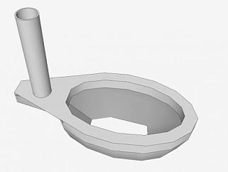 厕所白色瓷器马桶SU模型下载_sketchup草图大师SKP模型