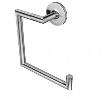 奥丁铬毛巾圈小件SU模型下载_sketchup草图大师SKP模型