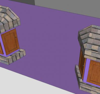 木门窗SU模型下载_sketchup草图大师SKP模型