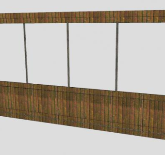 老式木窗面板SU模型下载_sketchup草图大师SKP模型