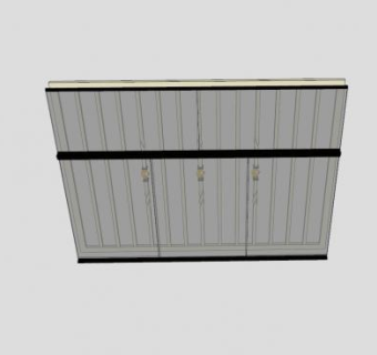 铁护栏玻璃窗SU模型下载_sketchup草图大师SKP模型