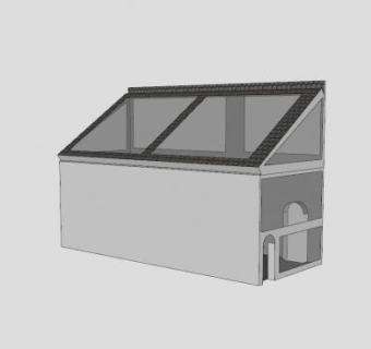 房屋天窗SU模型下载_sketchup草图大师SKP模型