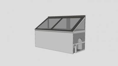 房屋天窗SU模型下载_sketchup草图大师SKP模型