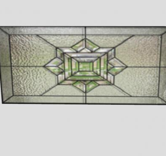 花式玻璃窗SU模型下载_sketchup草图大师SKP模型
