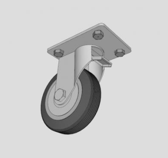 普通固定滑轮的SU模型设计_su模型下载 草图大师模型_SKP模型