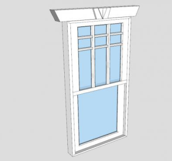 艺术窗口SU模型下载_sketchup草图大师SKP模型