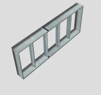 铁窗户栏SU模型下载_sketchup草图大师SKP模型