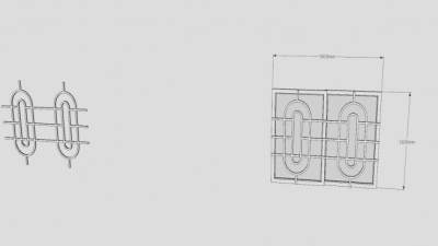 欧式铁窗栏SU模型下载_sketchup草图大师SKP模型