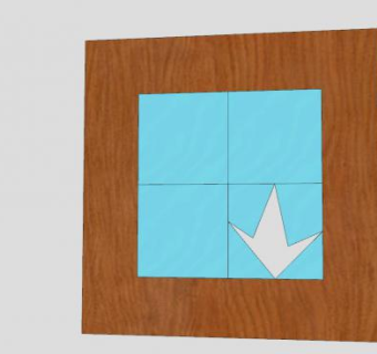 破裂窗面板SU模型下载_sketchup草图大师SKP模型