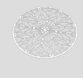 圆花镂空窗SU模型下载_sketchup草图大师SKP模型