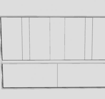 钢质窗框SU模型下载_sketchup草图大师SKP模型