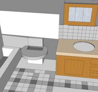 我们浴室柜SU模型下载_sketchup草图大师SKP模型