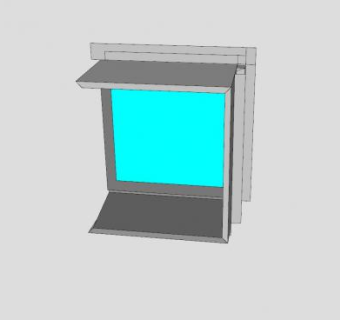 窗口细节图SU模型下载_sketchup草图大师SKP模型
