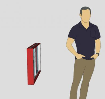红框玻璃钢窗SU模型下载_sketchup草图大师SKP模型