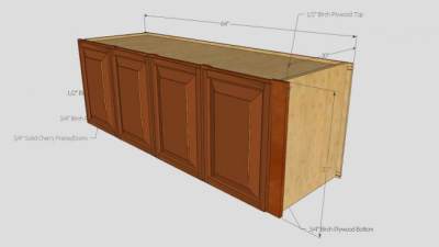 实木浴室壁柜SU模型下载_sketchup草图大师SKP模型