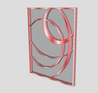 现代创意玻璃窗SU模型下载_sketchup草图大师SKP模型