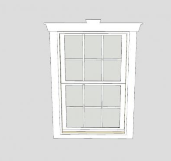 地中海玻璃窗SU模型下载_sketchup草图大师SKP模型