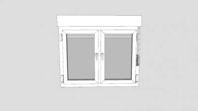 现代欧式窗户SU模型下载_sketchup草图大师SKP模型