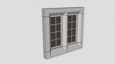 石窗SU模型下载_sketchup草图大师SKP模型