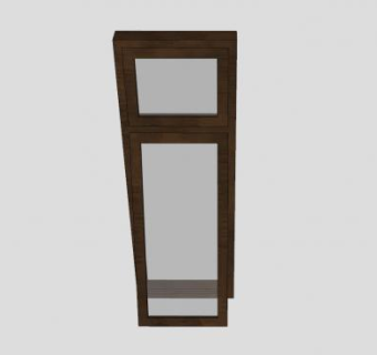 铝制上悬窗SU模型下载_sketchup草图大师SKP模型