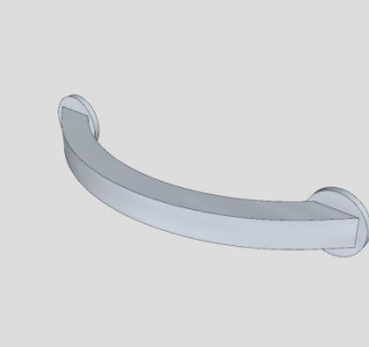 金属拉手SU模型下载_sketchup草图大师SKP模型