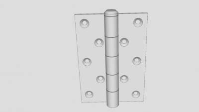 对接铰链SU模型下载_sketchup草图大师SKP模型