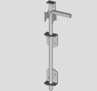 插销孔锁扣SU模型下载_sketchup草图大师SKP模型