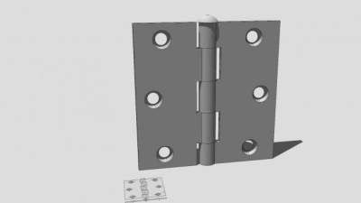 门铰链SU模型下载_sketchup草图大师SKP模型