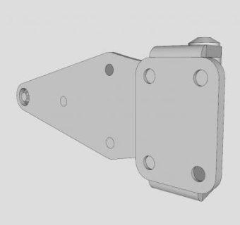 固定式铰链SU模型下载_sketchup草图大师SKP模型