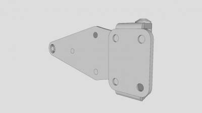 固定式铰链SU模型下载_sketchup草图大师SKP模型