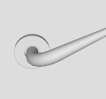 执手门把SU模型下载_sketchup草图大师SKP模型
