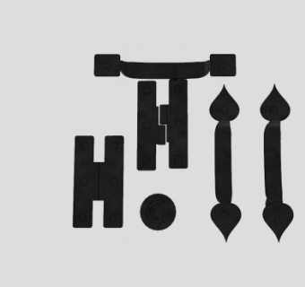 金属硬件SU模型下载_sketchup草图大师SKP模型
