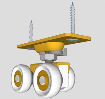 滚珠轴承悬挂装置SU模型下载_sketchup草图大师SKP模型