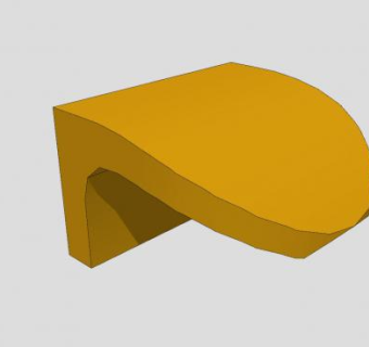 不锈钢柜拉手SU模型下载_sketchup草图大师SKP模型