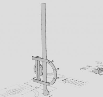 谷仓门滑动五金SU模型下载_sketchup草图大师SKP模型