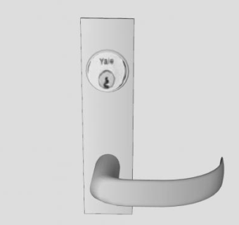 执手门锁SU模型下载_sketchup草图大师SKP模型