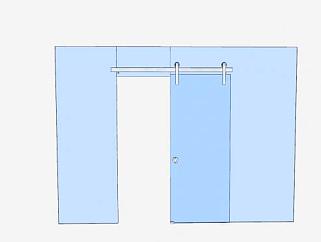 玻璃窗滑轮硬件SU模型下载_sketchup草图大师SKP模型