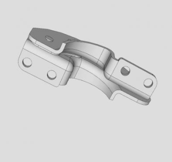 金属铰链SU模型下载_sketchup草图大师SKP模型