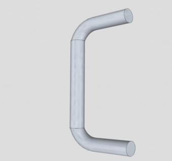 铝制把手SU模型下载_sketchup草图大师SKP模型