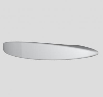 现代弧形铸造金属柜拉SU模型下载_sketchup草图大师SKP模型