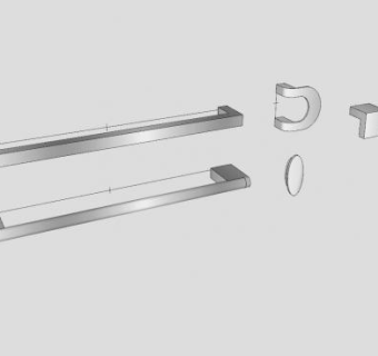 橱柜硬件SU模型下载_sketchup草图大师SKP模型