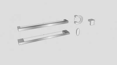 橱柜硬件SU模型下载_sketchup草图大师SKP模型