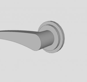门把手零件SU模型下载_sketchup草图大师SKP模型