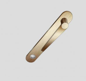 简约青铜门把手SU模型下载_sketchup草图大师SKP模型