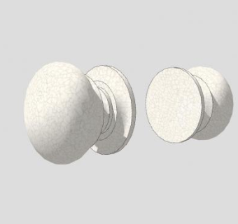 裂纹釉门把手SU模型下载_sketchup草图大师SKP模型