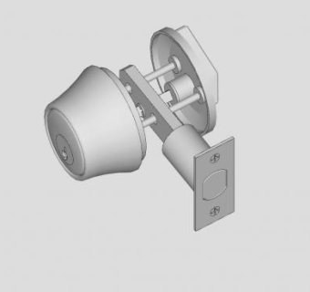 门栓和锁销SU模型下载_sketchup草图大师SKP模型