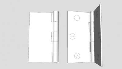 普通合页SU模型下载_sketchup草图大师SKP模型