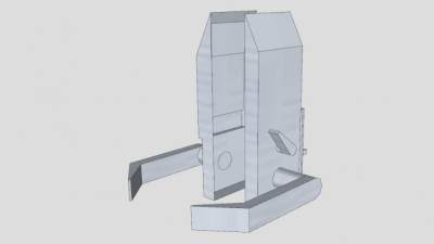 钥匙卡锁SU模型下载_sketchup草图大师SKP模型