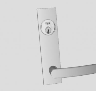 不锈钢手柄SU模型下载_sketchup草图大师SKP模型