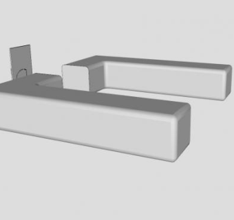简易把手SU模型下载_sketchup草图大师SKP模型